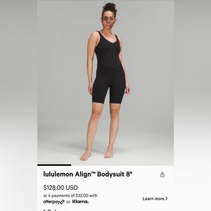Lululemon Align Bodysuit 8”
